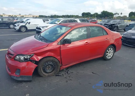 2012 Toyota Corolla Le z USA, uszkodzony, nr VIN 2T1BU4EEXCC912301